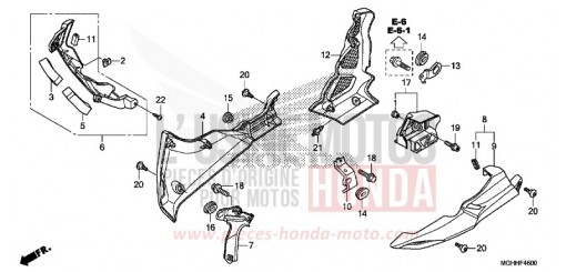 UNDER COWL VFR1200XDH de 2017